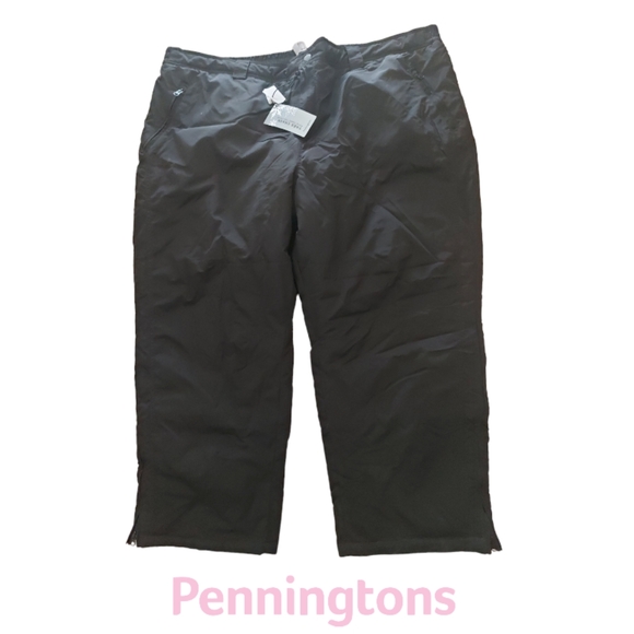 NWT Penningtons Black Snowpants 5X Petites - Picture 1 of 8